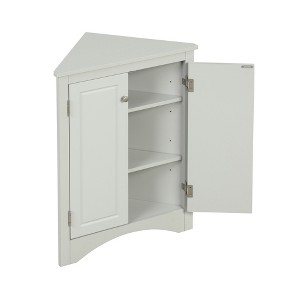 Dexmalle Classic Triangle Bathroom Storage Cabinet with Adjustable Shelves - 1 of 4