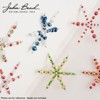John Bead 5pcs 9" Christmas Snowflake Metal Wire Frames for DIY Bead Ribbon Charms Party Decorations Beading Project - 4 of 4