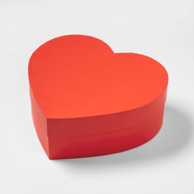 Valentine's Day Heart Shaped Box Solid Red - Spritz™