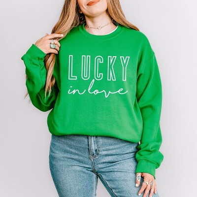 Simply Sage Market Women's Graphic Sweatshirt Lucky In Love