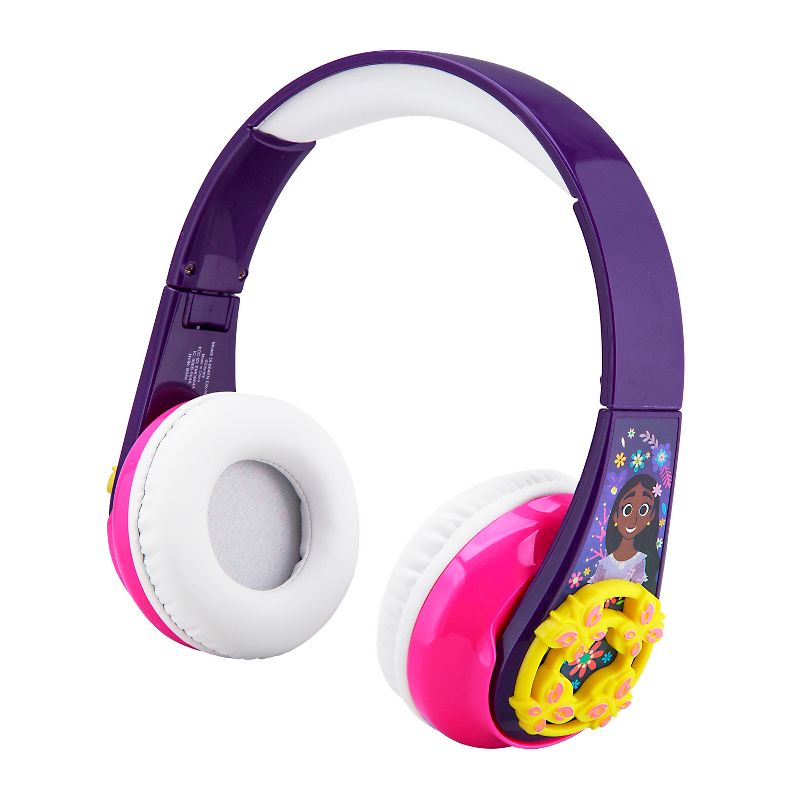 eKids Disney Encanto Bluetooth Headphones with EZ Link, Over Ear Headphones for School, Home or Travel - Purple (Di-B64EN.EXV1MOL), 2 of 6