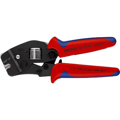 Knipex Mixed Plastic and Rubber 97 53 08 0,08-10/16mm Crimping Pliers For End Sleeves : KNIPEX