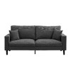 CAVINAS 57" High Resilience 2-seater Sofa, Modern Upholstered Loveseat Sofa, 2 Seat Sofa, Couches for Living Room Bedroom Apartment - 3 of 4