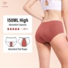 VOXSHE Period Incontinence Underwear for Women Washable Leak Proof Underwear for Women 150ml High Absorbent - 2 of 4
