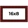 PosterPalooza | Panoramic Weathered Red Picture Frame - UV Acrylic, Foam Board Backing, Hanging Hardware - 2 of 4