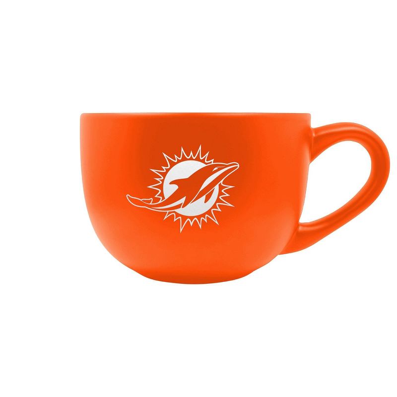 NFL Miami Dolphins 23oz Double Ceramic Mug, 1 of 2