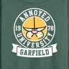Women's - Garfield - Annoyed University Lightweight French Terry Wide Neck Long Sleeve Shirt - 2 of 4