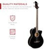 Best Choice Products 22-Fret Full Size Acoustic Electric Bass Guitar w/ 4-Band Equalizer, Truss Rod - 3 of 4