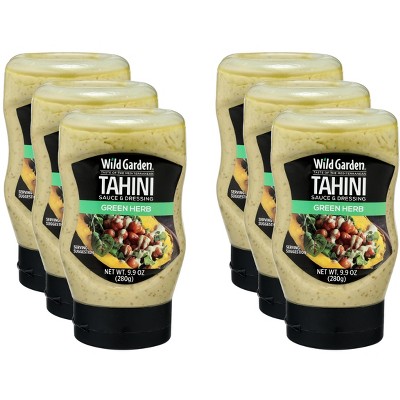 Wild Garden Sauce And Dressing Green Herb Tihini - Case of 6 - 9.3 OZ