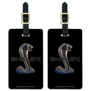 Shelby Cobra Logo Luggage ID Tags Set of 2 - 1 of 4