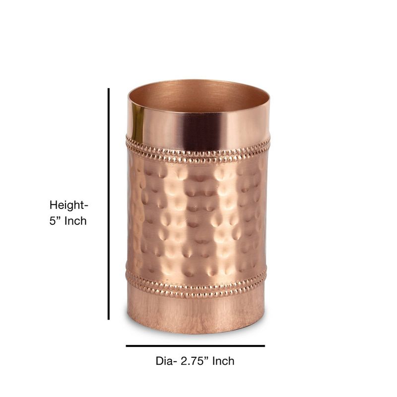 Decorative Stainless Steel Tumbler Cup Copper - Nu Steel, 3 of 6
