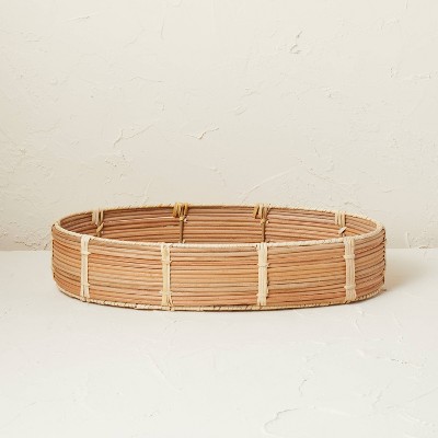Oval Woven Vanity Tray Natural - Opalhouse™ designed with Jungalow™