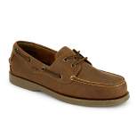 Dockers Mens Castaway Leather Casual Classic Boat Shoe - Wide Widths Available