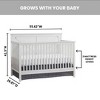 Oxford Baby Montauk 4-in-1 Convertible Crib - 4 of 4