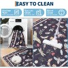 Washable Hallway Rug, Modern Insect Floral Print Farmhouse Mat, Non-Slip Stain-Resistant, Foldable Indoor Rug for Kitchen, Laundry Room - 4 of 4