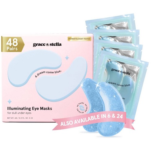 Grace & Stella Illuminating Under Eye Mask - Blue - image 1 of 4