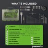 Greenworks 90pc Drilling and Impact-Rated Driving Set: Drill Bit & Accessories for Metal, Power Tool Parts - 3 of 4