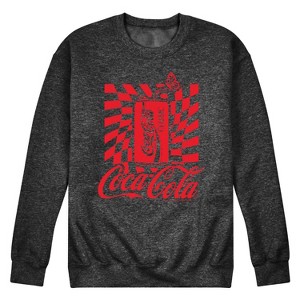 Men's - Coca-Cola - Warped Coke Can Graphic Fleece Sweatshirt - 1 of 4