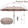 Ainfox 13ft Market Umbrella With 36 Led Lights - 4 of 4