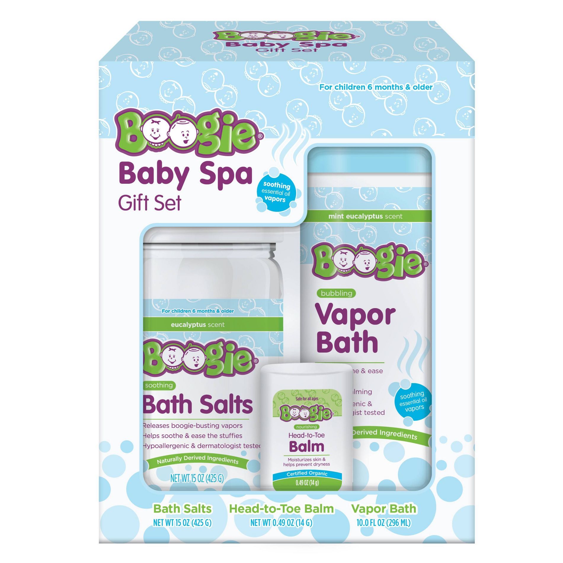 Boogie Spa Bath Gift Set - 3pk