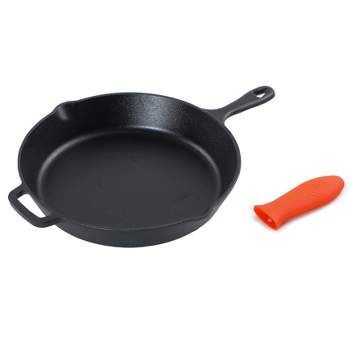 Choice 12 Pre-Seasoned Cast Iron Skillet with Helper Handle » The Tin Roof  Country Store and Creamery