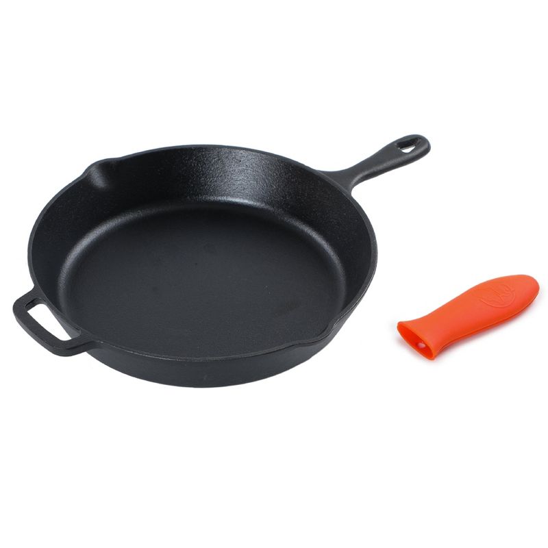 COMMERCIAL CHEF Pre-Seasoned Cast Iron Skillet, 1 of 8