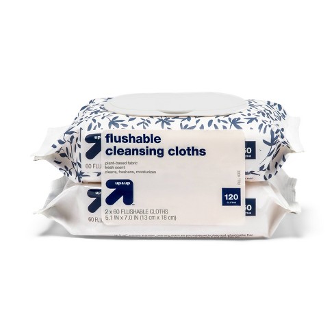 Flushable deals sanitizing wipes