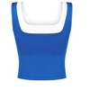 INSPIRE CHIC Women's Sleeveless Square Neck Crop Color Block Sports Summer Tank Top - 4 of 4
