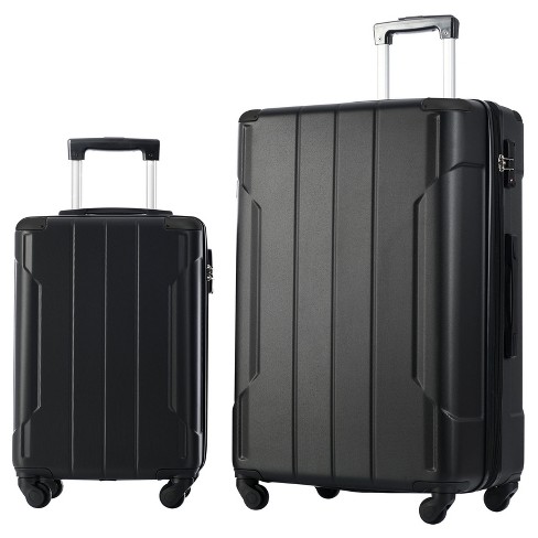 2pc Luggage Sets, Expandable Hardside Spinner Lightweight Suitcase With ...