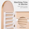 Best Choice Products Door/Wall Mounted Arch Mirror Jewelry Armoire, w/ Metal Frame, Lockable Door - 4 of 4