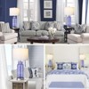 ROTTOGOON Table Lamps for Bedrooms Set of 2, 26" Modern Nightstand Lamp for Living Room with Touch Control USB Ports & White Shade Home Decor - 4 of 4