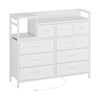 9 Drawers Dresser for Bedroom, Chest of Drawers with Fabric Bins, TV Stand Furniture, Clothing Storage Organizer for Living Room Hallway Bedroom - 2 of 4