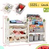 Vynxaria Kids Bookshelf & Toy Storage Organizer: 17 Bins, 5 Shelves - Multi-functional Nursery Furniture Set with HDPE Storage Solutions - 4 of 4