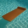 California Sun Luxury Vinyl-Dipped Pool Float with Built-in Pillow – Soft Closed-Cell Foam Lounger for Adults, Unsinkable Water Mat - 4 of 4