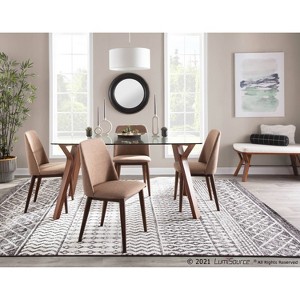 42" Folia Bench Polyester/Wood - 1 of 4