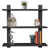 Sorbus 3 Tier Decorative Floating Wall Shelf - for Books, Trophies, Wall Decor, Kitchen, Living Room & Bathroom Decor - 4 of 4