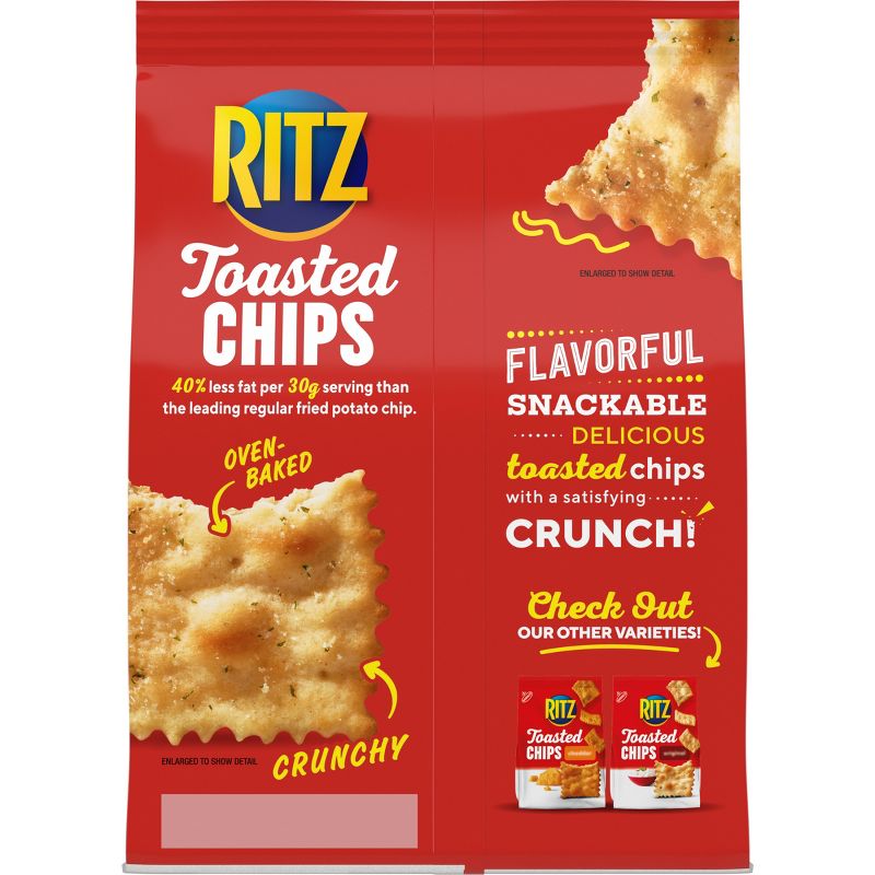 Ritz Toasted Chips - Sour Cream & Onion - 8.1oz, 4 of 16