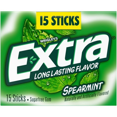 Extra Spearmint Sugarfree Chewing Gum - 15ct