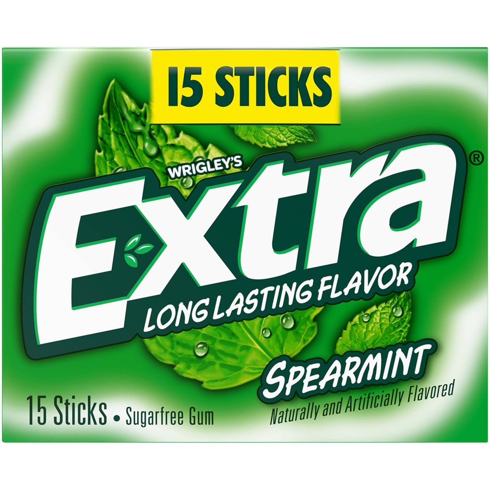 UPC 022000008992 product image for Extra Spearmint Sugarfree Chewing Gum - 15ct | upcitemdb.com