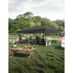 Pop-Up Canopy, Foldable Outdoor Sunshade Shelter, One-Push Setup Tent for Events, Parties, Camping and Commercia - 1 of 4