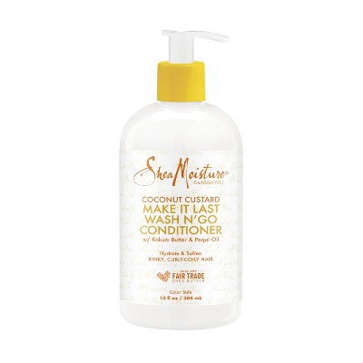 SheaMoisture Wash 'N Go Conditioner Coconut Custard, 13 oz