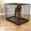 ProSelect Everlasting Dual-Door Crates for Dogs, Foldable, Durable Versatile and Portable, Constructed of Epoxy-Finished Steel - X-Large Black - 2 of 4