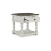 Signature Design by Ashley Casual Havalance End Table White/Gray - 3 of 4