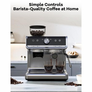 Espresso Machines with Grinder,20 Bar Professional Espresso Maker with Milk Frother Steamer Wand & Removable Water Tank,2.8 L Water Tank - 1 of 4