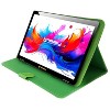 LINSAY 10.1" Octa Core  256GB Storage Android 15 Tablet with Green Leather Case - 3 of 4