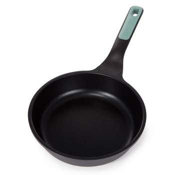 BergHOFF FOREST Nonstick Frying Pan/Skillet, Cast Aluminum, Ferno-Green, Non-toxic, Long Stay-cool Thumb Rest Handle