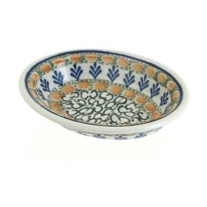 Blue Rose Polish Pottery 510 Ceramika Artystyczna Soap Dish - 1 of 1