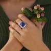 Ross-Simons 17.00 Carat Sapphire Roped-Edge Ring in Sterling Silver - 4 of 4