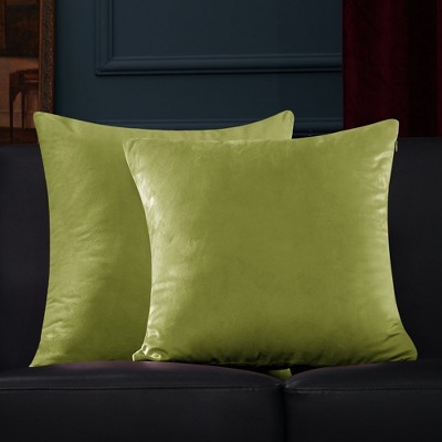 Deconovo Velvet Throw Pillow Covers, 2-Pack – Cover Only, Soft Feel