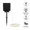 Solar Outdoor String Lights 4-Pack LED Hanging Fairy Lighting with 8 Warm White Light Modes for Patio, Backyard, Garden, Events by Pure Garden - 3 of 4